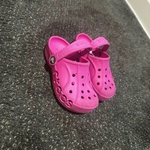 Pink Crocs size 10 Toddler